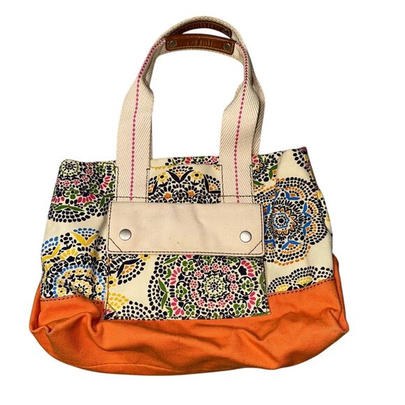 Fossil Lena Canvas Shopper Tote Bag - Picture 1 of 9